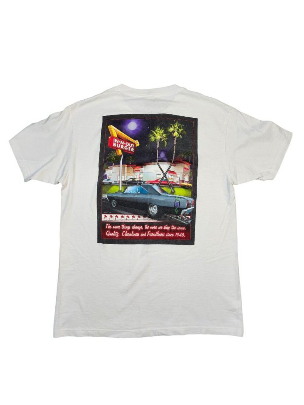 2011 In N Out Burger Stayin The Same White T-Shirt Large